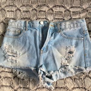 Forever 21 High-Waisted Jean Shorts